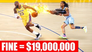 $100 VS $19,000,000 Fines of NBA Players