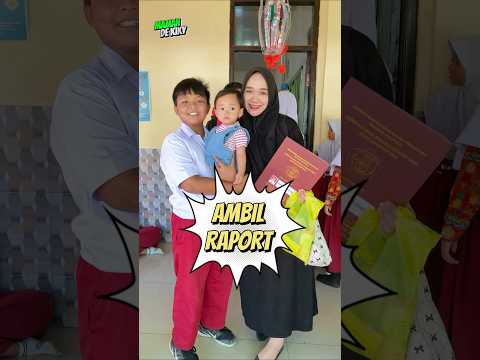 AMBIL RAPOT A KIKY 🥰 #babyyoona #rapot #shorts