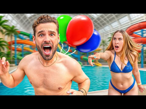 Tikkertje In Een Gesloten Waterpark! *Challenge*