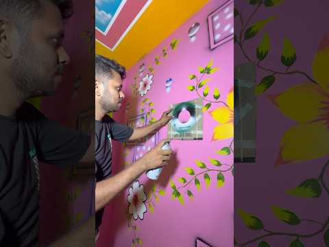Ball Design Wallpainting Home #viralvideo #trendingvideo #shortsfeed #shorts #reels #song #viral