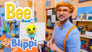 How To Draw a Bee | Blippi Draws | Learn Colors and Science with Blippi!