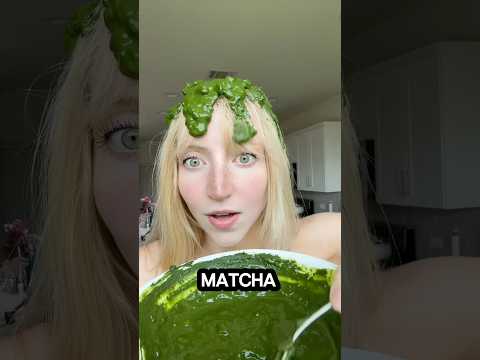 Will matcha dye my blonde hair GREEN? 😳