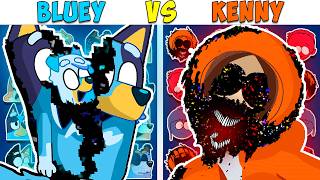 FNF Character Test | Gameplay vs Playground | Bluey VS South Park | FNF Mods