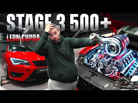 OBJECTIF 500CH !! 🔥🚘 DANS UNE CITADINE !! SEAT LEON CUPRA STAGE 3