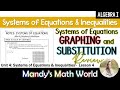 Solving Systems of Equations: Graphing and Substitution Techniques