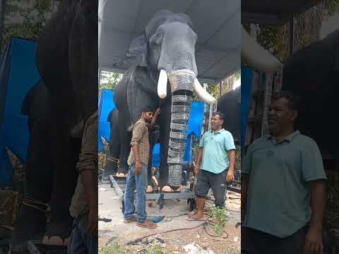 Robotic Elephant | Making session | Aanamaker 9633559083