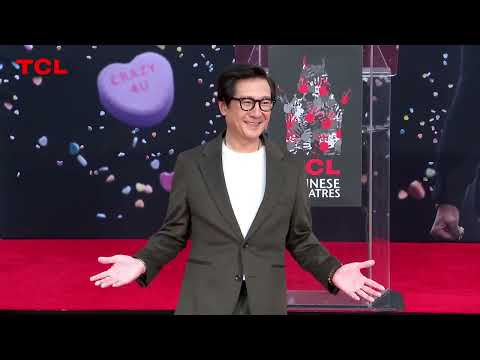 Oscar-winner Ke Huy Quan's imprint ceremony at TCL Chinese Theatre