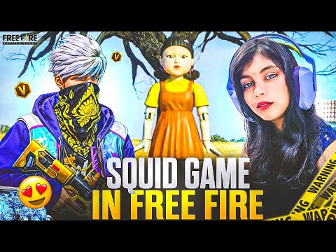 Squid Game In Free Fire 🔥  V Badge ID Got Banned 😭 Game Gone Worng 🥺 Garena Free fire