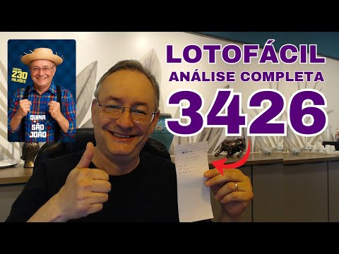 Dicas e Sugestões Lotofácil 3426