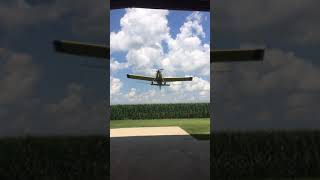 Air Tractor spray plane fly bye