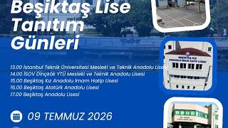 İTÜ MTAL 2026 Okul Tanıtım Yayını Beşiktaş İlçe MEM