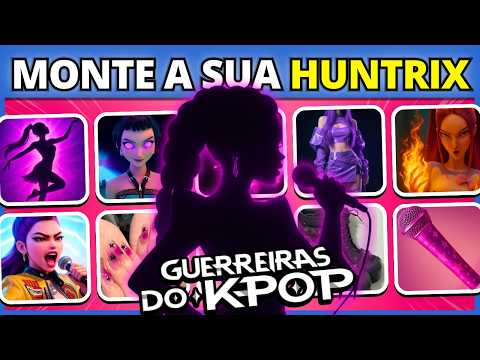 📀🎙️Monte sua vida como uma Huntrix | GUERREIRAS DO K-POP 🎶 | #quiz #buuquiz