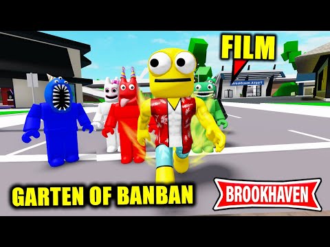 ODA TEAM JAUNE VS GARTEN OF BANBAN LE FILM ! BROOKHAVEN ROBLOX
