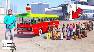 Franklin And Shinchan BUY A Colorful Bus or Start Tour & Travels Sell bus Ticket in GTA V