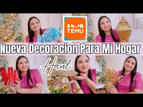 NUEVAS DECORACIONES PARA MI HOGAR/TEMU HAUL/TEMU REVIEW