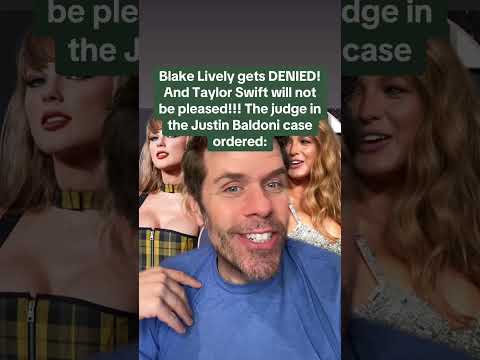 Blake Lively Gets DENIED! And Taylor Swift Will Not Be Pleased!!! The Judge In The Justin Baldoni Case Ordered: