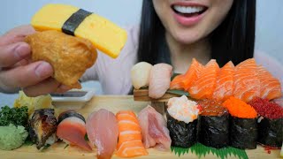 SUSHI PLATTER (ASMR EATING SOUNDS) NO TALKING | SAS-ASMR