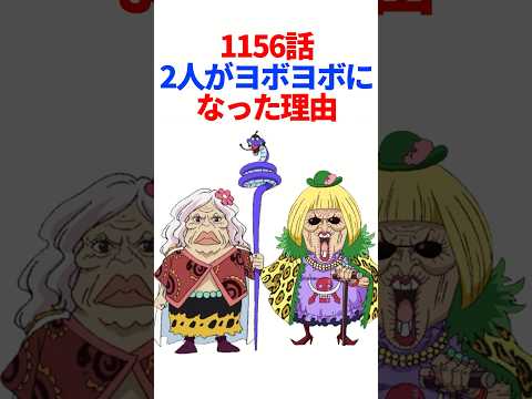 2人がヨボヨボになった理由#ワンピース