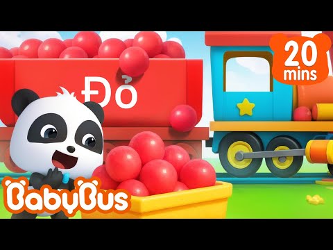 Chuyến tàu hỏa Toot Toot |  Chở kẹo ngọt đủ màu | Gấu trúc Kiki | Nhạc thiếu nhi vui nhộn | BabyBus