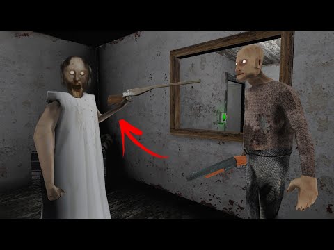 Granny 1.9 Granny can use Shotgun against Grandpa and Mom spider in Granny Update
