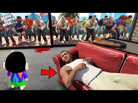 Franklin Survives Deadly Zombie Apocalypse With Shinchan In GTA 5!