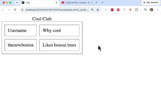 XHTML Tutorial - 10 - Captions
