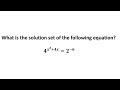 Quadratic Equations and Exponents