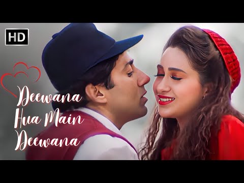 Deewana Hua Main Deewana | Sunny Deol | Karisma Kapoor | Kumar Sanu | Romantic Song | Ajay (1996)