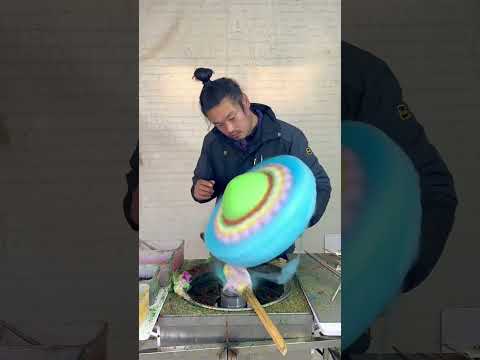 Amazing cotton candy making technology