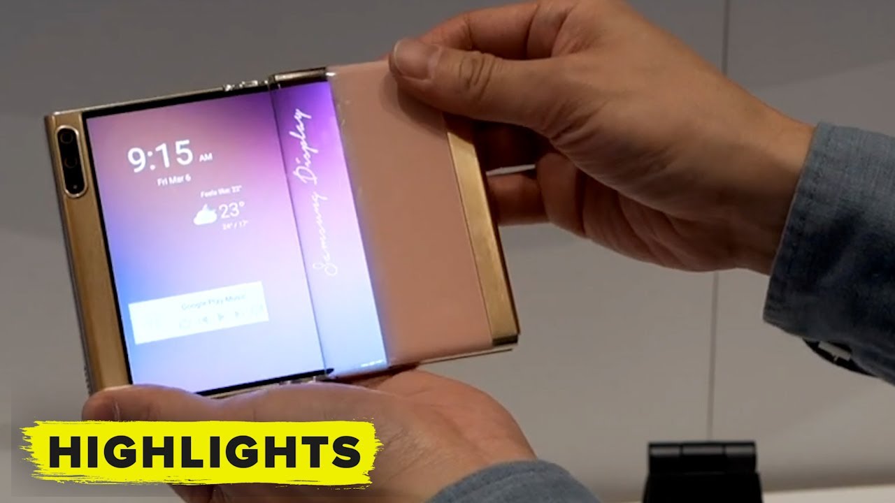 Watch Samsung reveal Foldable Concepts!