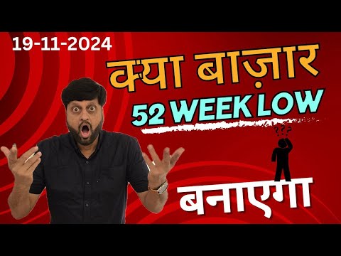 क्या बाज़ार 52 week low बनाएगा