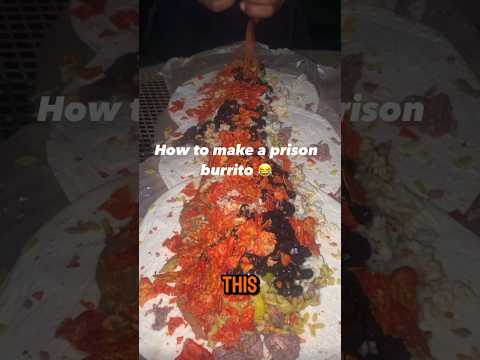 How to make a jail burrito #youtubeshorts #funny #comedy #viral