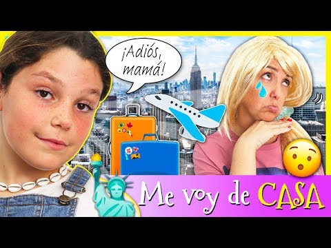 ¡ADIÓS MAMÁ! 👋 ME VOY de CASA  ✈️  de VIAJE A NUEVA YORK sin MI MADRE  🗽
