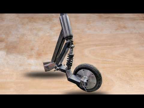 I couldn't believe it ! I Turned a Hoverboard into a Futuristic Electric Scooter