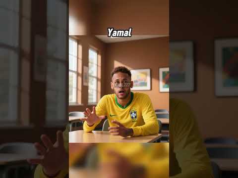 Neymar and yamal stole the test answer sheets #shorts #ronaldo #viral