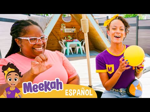 Meekah aprende Leguaje de Señas en el PlayLab | 💜¡Hola Meekah!💜Amigos de Blippi | Videos educativo