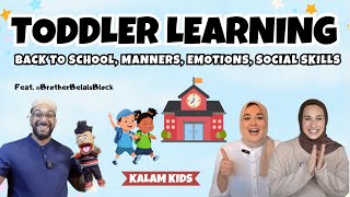 Toddler & Preschool Learning Video- Learn Manners, Social Skills, Sharing, Making Friends & Emotions