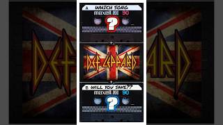 Gen Xers - I can't even answer THIS one! Which DEF LEPPARD Song Would You Save? Save ONE Song