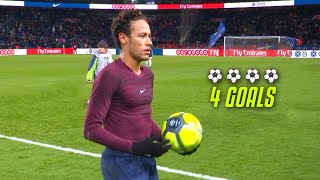 The Day Neymar Scored 4 Goals In a Game - Neymar vs Dijon 2018 | HD