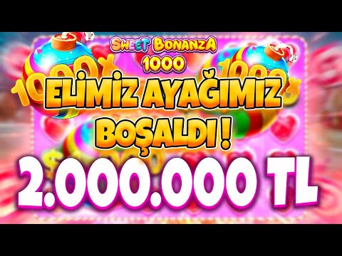 SWEET BONANZA 1000 🍭YİNE SON ANDA İPTEN ALINDIK 2.000.000 ₺  #sweetbonanzaküçükkasa #slotoyunları