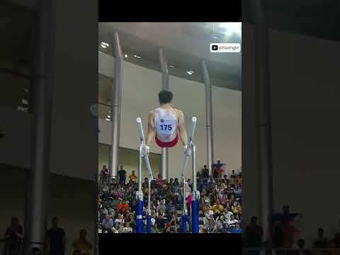Carlos Yulo | Gold on Parallel Bars | 2024 Doha World Cup