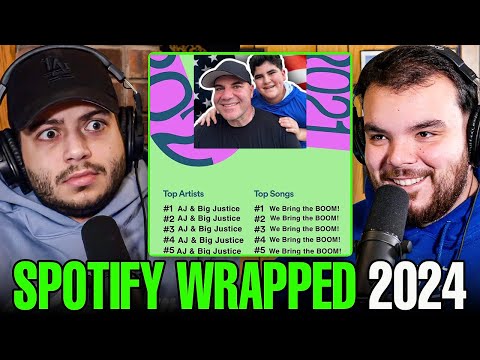 Reacting to 2024 SPOTIFY WRAPPED