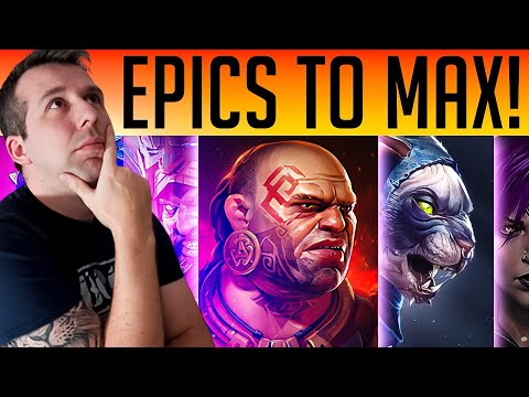 TOP EPICS PER FACTION! Level these Epics! | Raid: Shadow Legends