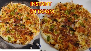 INSTANT UTTAPAM RECIPE / BKKOHLISKITCHEN #uttapam  
