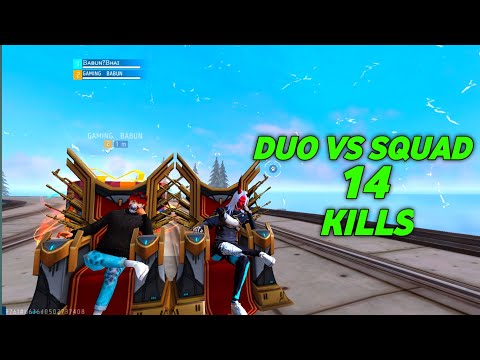 Duo Vs Squad || 14 Kills Only Nexterra Map 😱 - Garena Free Fire Max#freefire#freefiremax