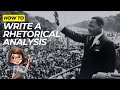 Rhetorical Analysis Concepts