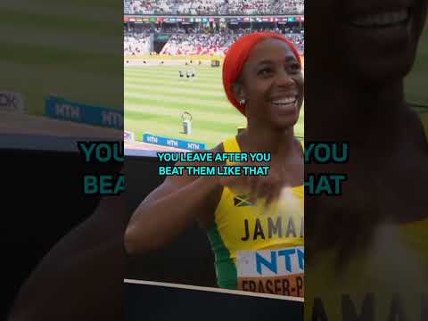 Now Shelly😂😭 #youtubeshorts #trackandfield #shellyannfraserpryce #track