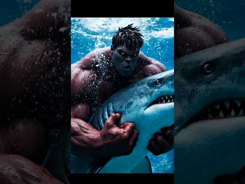 Hulk Rojo quiere comerse un TIBURÓN, pero su madre solo tiene peces pequeños.