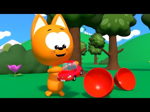 MEOW MEOW KITTY GAMES - all episodes about toys - compilation - cartoon