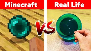 NEW MINECRAFT ENDER PEARL IN REAL LIFE! Minecraft vs Real Life animation
